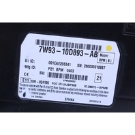 2008 Jaguar XJ8L Bluetooth Control Module 7W93-10D893-AB OEM