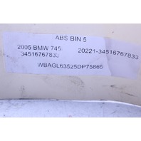 2005 BMW 745i E65 ABS Anti Lock Brake Pump 6767833 OEM