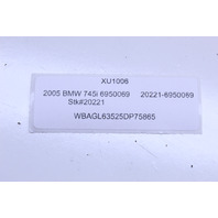 2005 BMW 745i E65 E66 Navigation Navi Information Info Display 6850069 OEM