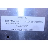 2005 BMW 745Li E65 Radio CD Player 6977634 Stock#20225 OEM