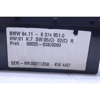 1997 BMW 528i E39 AC Climate Temperature Control Panel OEM