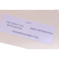 1997 BMW 528i E39 Alarm Indicator Sensor Module - 65758367604 OEM