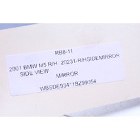 2000 2001 2002 2003 BMW M5 E39 Door Mirror Right Side View