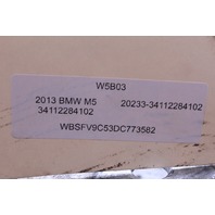 2012-2016 BMW M5 M6 Front Brake Rotor Right - 34112284102 OEM