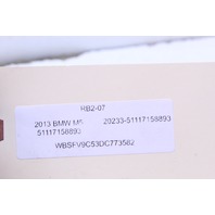 2013 BMW M5 Front Bumper Reinforcement Bracket Left Driver OEM