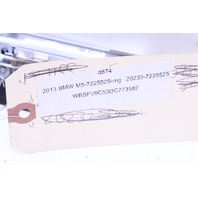 2013 BMW M5 Driver Left Rear Door Wood Trim 51427225525 OEM