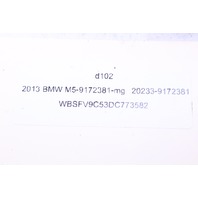 2011-2016 BMW 528i 535i 550i M5 Rear Seat Belt Buckle Left Driver OEM