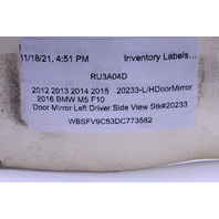 2012-2016 BMW M5 Door Mirror Left Side View Camera