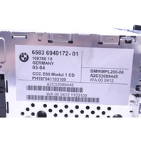 2004 BMW 545i Navigation CCC GPS Radio Player 65836949172 OEM