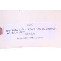 1985-1991 BMW 318i 325i 325e E30 Door Mirror Right Side View