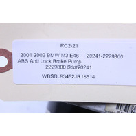 2001 2002 BMW M3 ABS Anti Lock Brake Pump 2229800 OEM