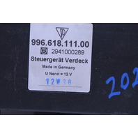 1999 Porsche 911 996 Convertible Roof Top Control Module OEM