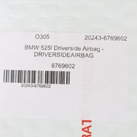 2004-2005 BMW 525i 530i 545i E60 Steering Wheel Airbag 32346769602 OEM