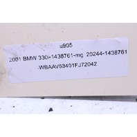 2001 2002 BMW 330i Air Intake Hose Boot Tube 1438761 OEM