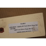 2001-2006 BMW M3 H&R Front 30mm Sway Bar OEM