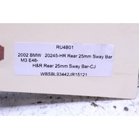 2001-2006 BMW M3 H&R Rear 25mm Sway Bar OEM