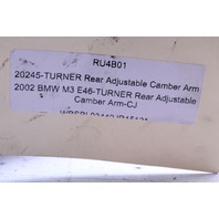 2002 BMW M3 Turner Motorsports Rear Lower Camber Control Arms One Bent OEM