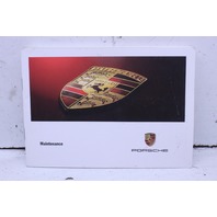 2002 Porsche 911 996 Carrera Convertible Owners Manual