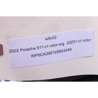 1999-2004 Porsche 911 996 Rear Brake Rotor OEM