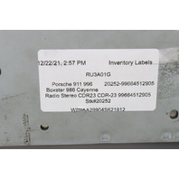 2003-2004 Porsche 911 Boxster Radio Stereo CDR23 CDR-23 99664512905 OEM