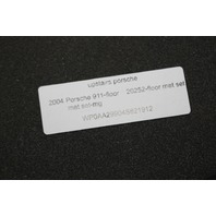2002 2003 2004 Porsche 911 996 Carrera Floor Mat Carpet Set