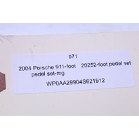 1997-2004 Porsche 911 Boxster Pedal Set OEM