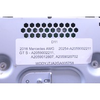 2016 Mercedes AMG GT S Navigation Info Display Screen A2059002211 Has Nick OEM