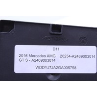 2016 2017 Mercedes Benz AMG GTS Parking Brake Control Module - 2469003014 OEM