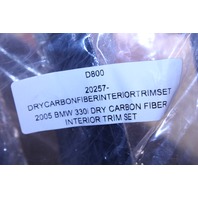 BMW 330i ZHP Carbon Fiber Interior Dash Door Console Trim Set