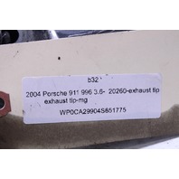 2002-2004 Porsche 911 996 Exhaust Muffler Tip X50 EP4120 Left OEM
