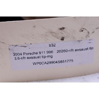 2002-2004 Porsche 911 996 Exhaust Muffler Tip X50 EP4120 Right OEM
