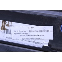 2017 Porsche Cayman 981 S Door Sill Plate Cover Right 981504468081 OEM