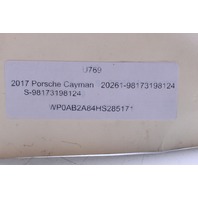 2013-2022 Porsche Boxster 981 718 Sun Visor Left OEM