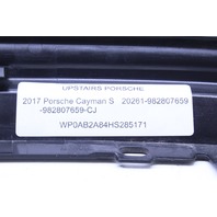 2017 2018 Porsche Cayman S 718 Rear Bumper Trim Logo Moulding 718807659 OEM
