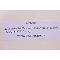 2012-2019 Porsche 911 991 Boxster Cayman 981 Crash Impact Sensor