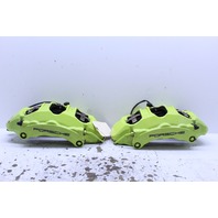 2012-2016 Porsche 911 991 S Brake Caliper Front Pair Set Right Left Painted
