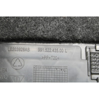 2012-2019 Porsche 911 991 Rear Seat Lumbar Support Cushion Left Leather Pebble Grey OEM