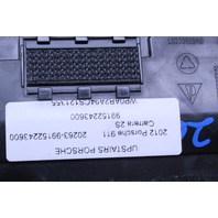 2012-2019 Porsche 911 991 Rear Seat Lumbar Support Cushion Right Leather Pebble Grey OEM