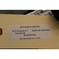 2012-2016 Porsche 911 991 Coupe Rear Quarter Trim Panel Right OEM