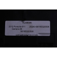 2012 Porsche 911 991 Climate Temperature Control Panel OEM