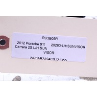 2012-2019 Porsche 911 991 Coupe Sun Shade Visor Left OEM
