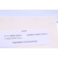 2012 2013 2014 2015 BMW 640i 650i Dash Trim Wood Left 9197513 OEM