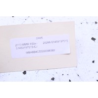 2012 2013 2014 2015 BMW 640i 650i Dash Trim Wood Right 9197515 OEM