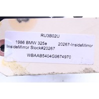 1986 BMW 325e E30 Inside Interior Rear View Mirror W/ Reading Light Stock#20267 OEM