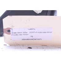 1985-1991 BMW 318i 325i 325e E30 Door Mirror Right Side View OEM