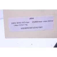 2001 2002 2003 2004 2005 2006 BMW M3 Inside Rear View Mirror Oval OEM