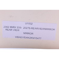 2002 BMW 330i Interior Rear View Mirror