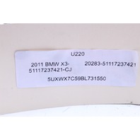 2011-2017 BMW X3 Bumper Kidney Grill Left OEM