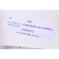 2011 BMW X3 Interior Inside Rear View Mirror OEM