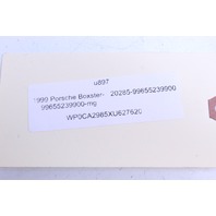 Porsche 911 Boxster Climate Control Trim Bezel 99655233900 OEM